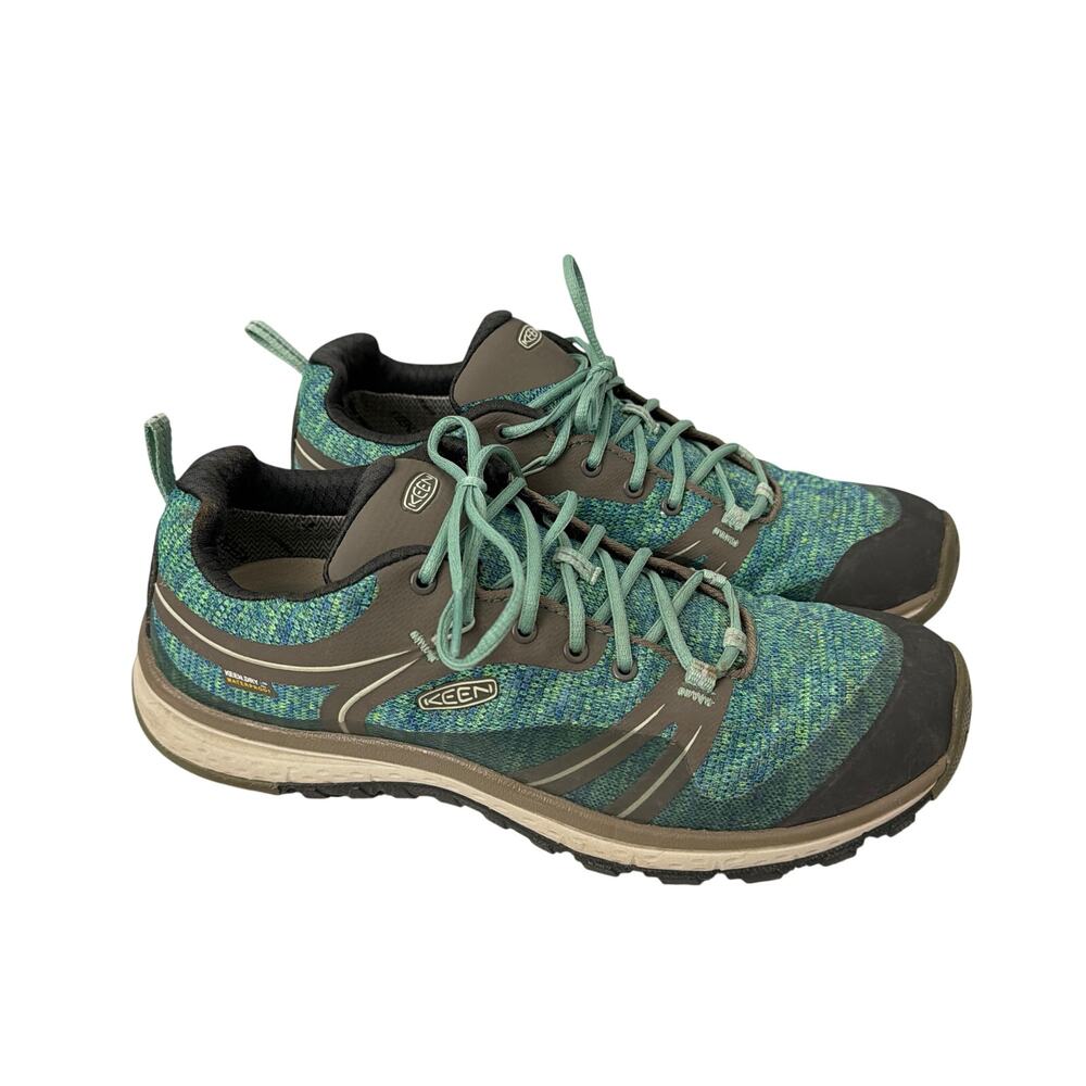 Keen Shoes Womens Size 9.5 Terradora Waterproof Hiking Green Low Lace Up